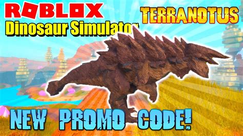 Roblox Dinosaur Simulator Free Promo Code Terranotus Plateosaurus