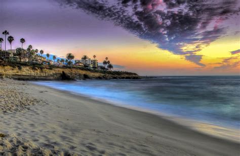 Beautiful La Jolla Beach Sunset