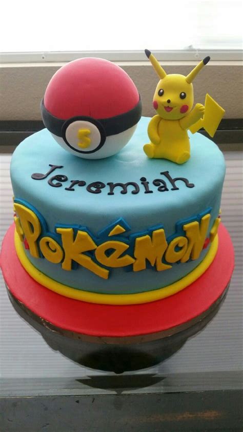 Pokemon Cake Fondant Cakes Pinterest Pokémon Cake And Birthdays