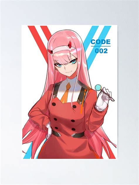 Darling In The Franxx Zero Two Poster For Sale By Loliswag Redbubble