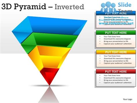 3d Pyramid Inverted Powerpoint Presentation Slides Ppt Templates