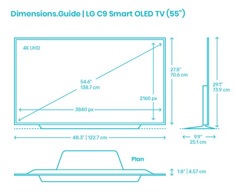 Vizio 55 M Series Tv Dimensions Drawings 50 Off