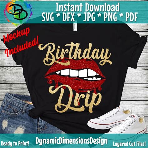 Birthday Drip Svg Birthday Drip Birthday Drip and Drip | Etsy | Birthday shirts, Birthday squad ...