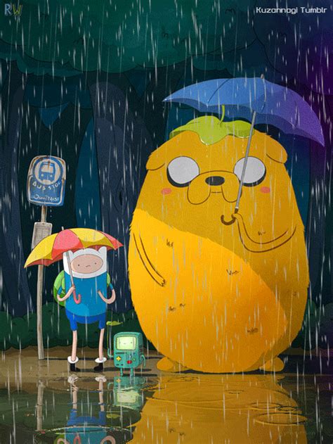 Customize and personalise your desktop, mobile phone and tablet with these free wallpapers! Time Adventure OR MY NEIGHBOR Totoro?? GIF - AdventureTime ...