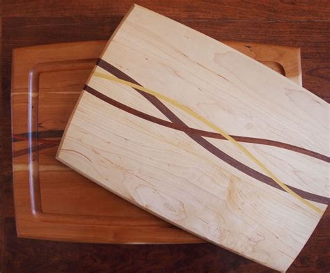 Custom Made Inlayed Wood Cutting Boards By Curt Lambert Master
