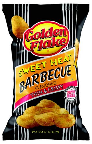 Golden Flake Sweet Heat Barbecue Thin And Crispy Potato Chips 5 Oz Kroger