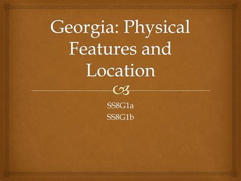 Georgia Physical Features And Location Ppt Download