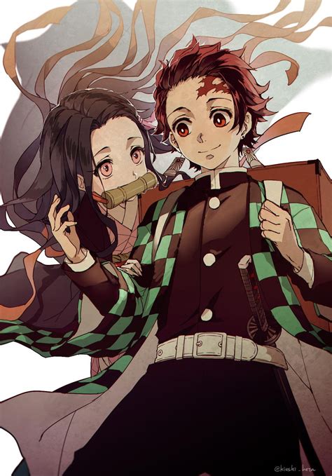 Imagenes Tanjiro Y Nezuko En 2021 Demonios Arte Manga Fondo De Images