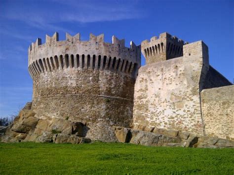 Fortress Of Populonia Populonia Alta Piombino Tuscany Italy
