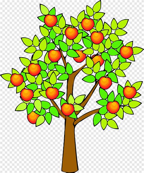 Desenho De árvores Com Frutos