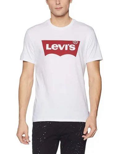 Red Black White Cotton Levis Printed T Shirt 1 At Rs 160 In Cuttack