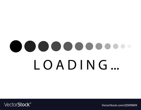 Loading Icons Download Icon Loading Bar White Vector Image