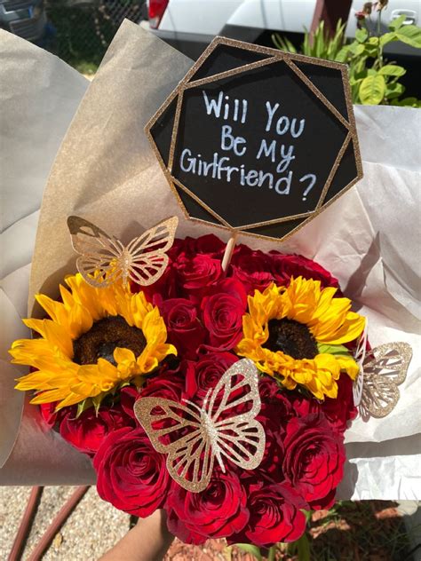 Will You Be My Girlfriend Bouquet Will You Be My Girlfriend