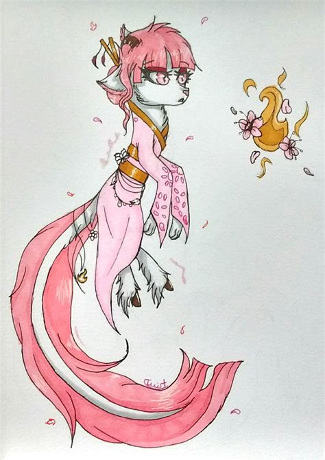 Cherry Blossoms Keeper Adopt Closed By Colortwistdraws On Deviantart
