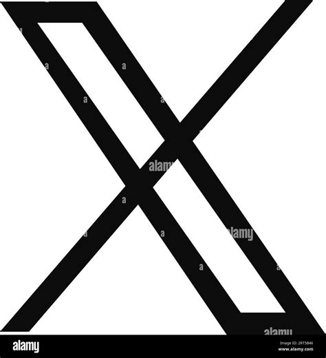 twitter x new logo vcetor x new twitter icon twitter rebrand little bird to x letter symbol