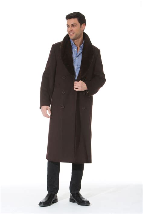 Mens Brown Cashmere Coat 1708 287863 Contrast Madison Avenue Mall Furs
