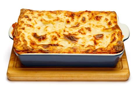 Lasagna In Baking Dish Stock Image Image Of Closeup 92016101