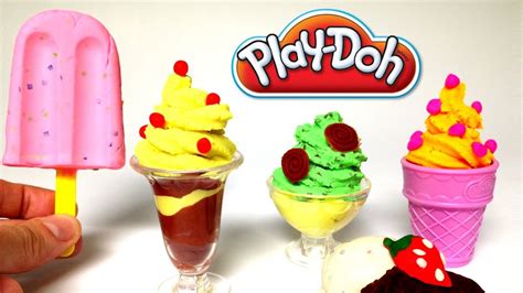 Composed of flour, water, salt, boric acid, and mineral oil in this application play doh icecream you will find a lot of beautiful videos about playdoh game and. Play Doh Ice cream cupcakes egg surprise playset playdough ...