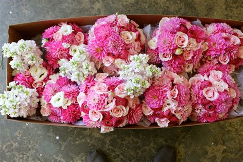 Beautiful Pink Flower Arrangements By Michael Daigian Design Pink