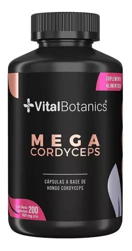 Vitalbotanics Hongo Mega Cordyceps Con 200 Capsulas De 500mg Mercadolibre