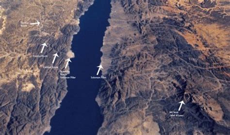 The Red Sea Crossing Location At Nuweiba In The Gulf Of Aqaba