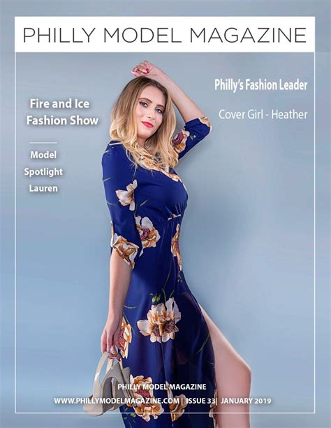Philly Model Magazine Cover Model Magazine Model Magazine Cover