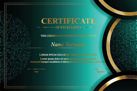 Creative Certificate Of Appreciation Award Template 5716560 Vector Art
