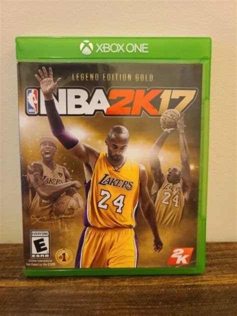 Nba 2k17 Legend Edition Gold Microsoft Xbox One Kobe Bryant Ebay