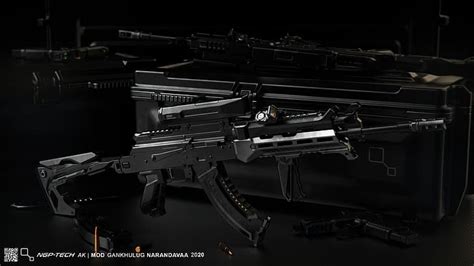 Online Crop Hd Wallpaper Rendering Weapons Tuning Machine Gun Kalashnikov D Art