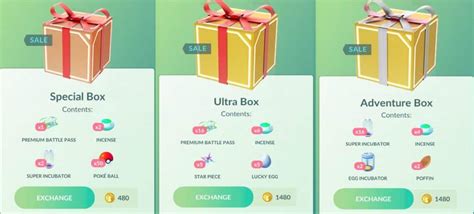 Pokemon Go New Special Ultra And Adventure Box Available In The Shop