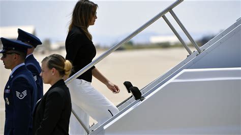 Photos First Lady Melania Trump Visits Immigration Facilities In