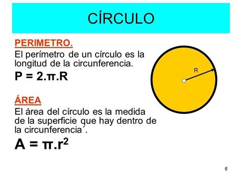 Formula Para Calcular La Circunferencia Y Perimetro Del Circulo
