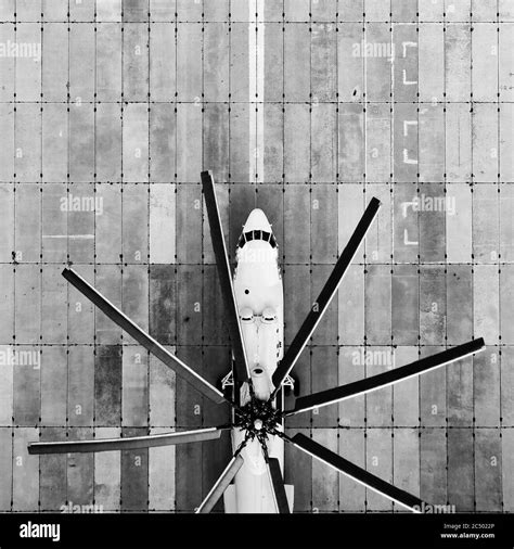 Helicopter View Black And White Stock Photos And Images Alamy