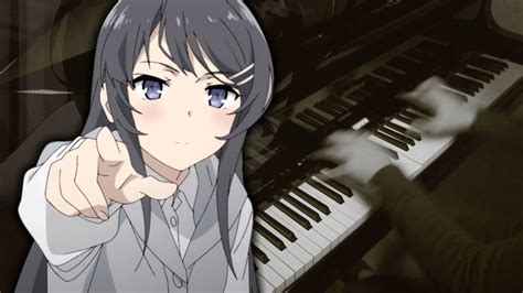 Bunny Girl Senpai Ost Seishun Buta Yarou Theishter Anime On Piano