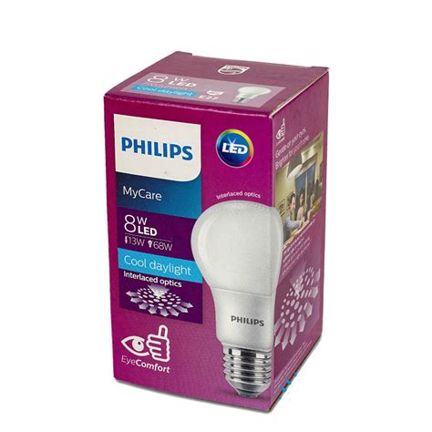 Combo 12 Bóng đèn Led Bulb Philips Mycare 8w E27 6500k 230v A60 Apr
