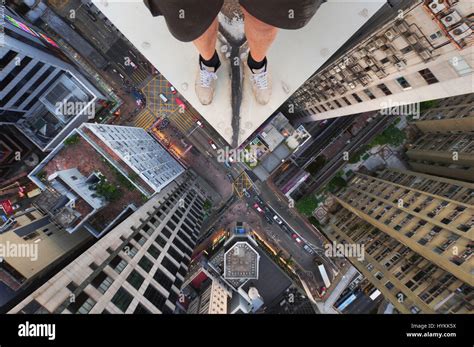 Hong Kong Vertigo Inducing Pictures From The Top Of A 155 Foot High