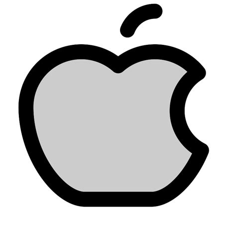Apple Logo Duotone Vector Svg Icon Svg Repo