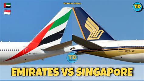 Emirates Airlines Vs Singapore Airlines Comparison 2021 YouTube