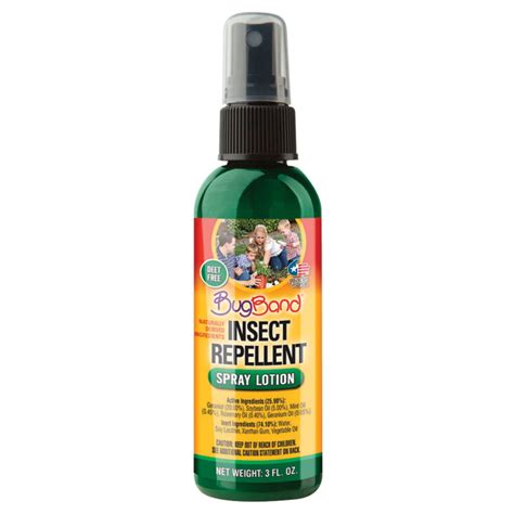 Bug Band 88312 Insect Repellent Spray Lotion 3 Oz
