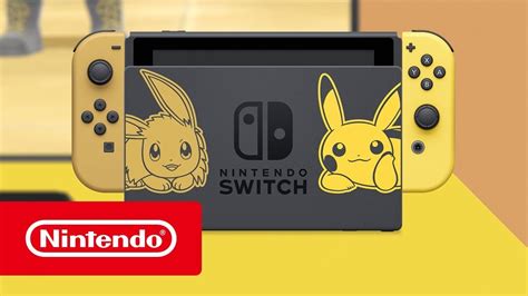 Nintendo Switch Pikachu And Eevee Edition Trailer Youtube