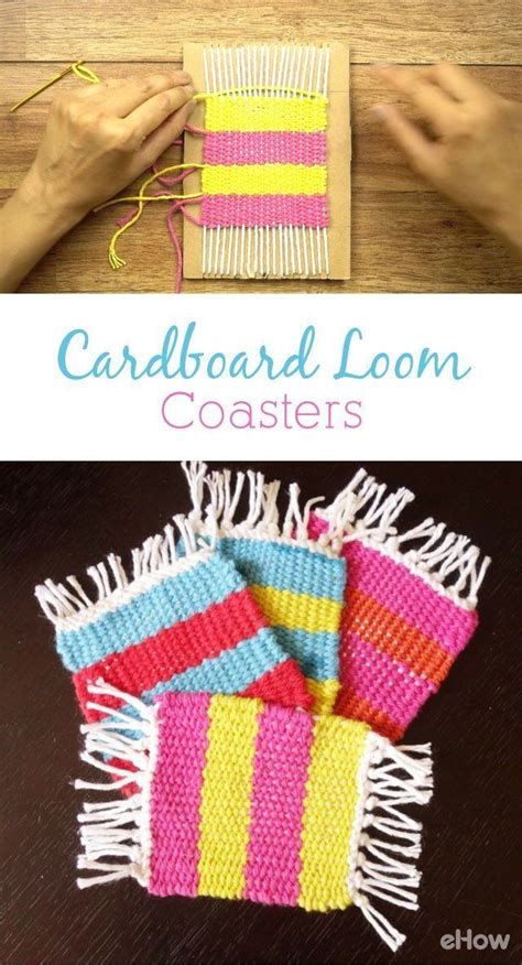 Easy Way To Weave Coasters On A Cardboard Loom Artofit