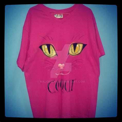 Pink Cat Tshirt By Majocoro On Deviantart