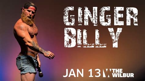 Ginger Billys Backwoods Comedy Tour The Wilbur Boston January 13