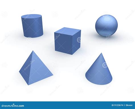 3d Basic Objects Stock Images Image 9123674