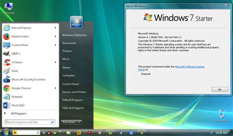 My Windows 7 Starter Desktopupdate By Windows7starterfan On Deviantart