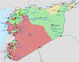 Photos of Syrian Civil War Map