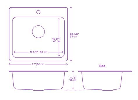 Keep in mind, these are not necessarily exact in the. IKEA Långudden Kitchen Sink Dimensions & Drawings ...