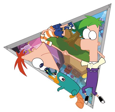 Triangle Phineas And Ferb Phineas And Isabella Cartoon