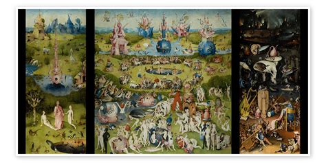 The Garden Of Earthly Delights Print By Hieronymus Bosch Posterlounge