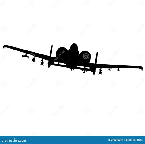 B 52 Bomber Jet Silhouette Royalty Free Stock Photography